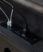 Joah 28"Tall Farmhouse 2-Drawer End Table with Built-in Charging