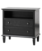 Gaspard 2 - Drawer Solid Wood Nightstand