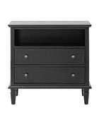 Gaspard 2 - Drawer Solid Wood Nightstand