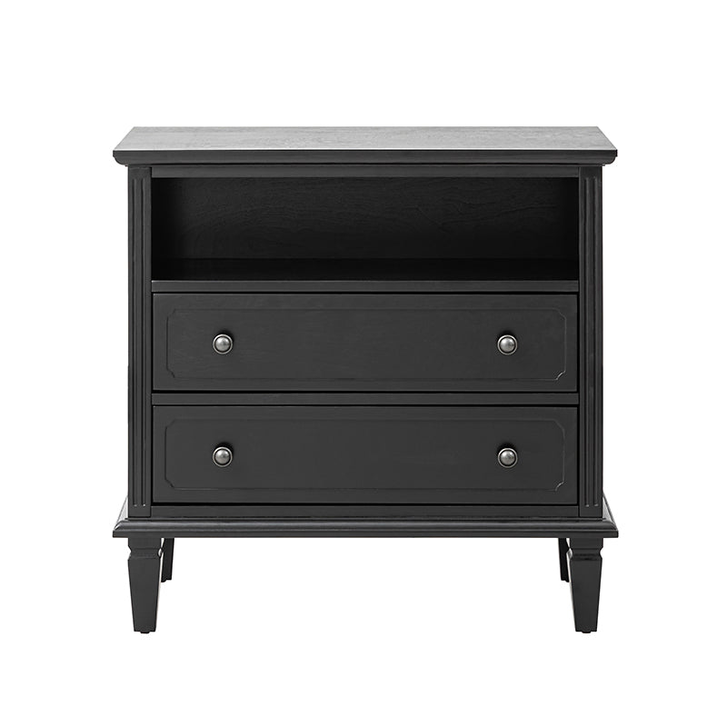 Gaspard 2 - Drawer Solid Wood Nightstand