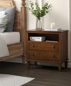 Gaspard 2 - Drawer Solid Wood Nightstand