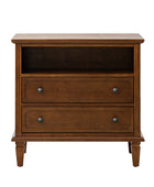 Gaspard 2 - Drawer Solid Wood Nightstand