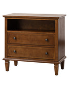 Gaspard 2 - Drawer Solid Wood Nightstand