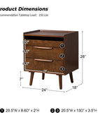 Janet 3 - Drawer Nightstand