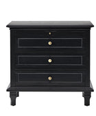 Galatea 3 - Drawer Nightstand Chest with Built-In Outlets