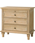 Galatea 3 - Drawer Nightstand Chest with Built-In Outlets