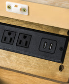 Galatea 3 - Drawer Nightstand Chest with Built-In Outlets