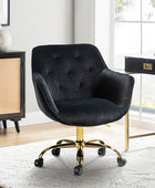 Jovida Velvet Tufted Office Chair