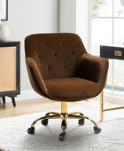 Jovida Velvet Tufted Office Chair