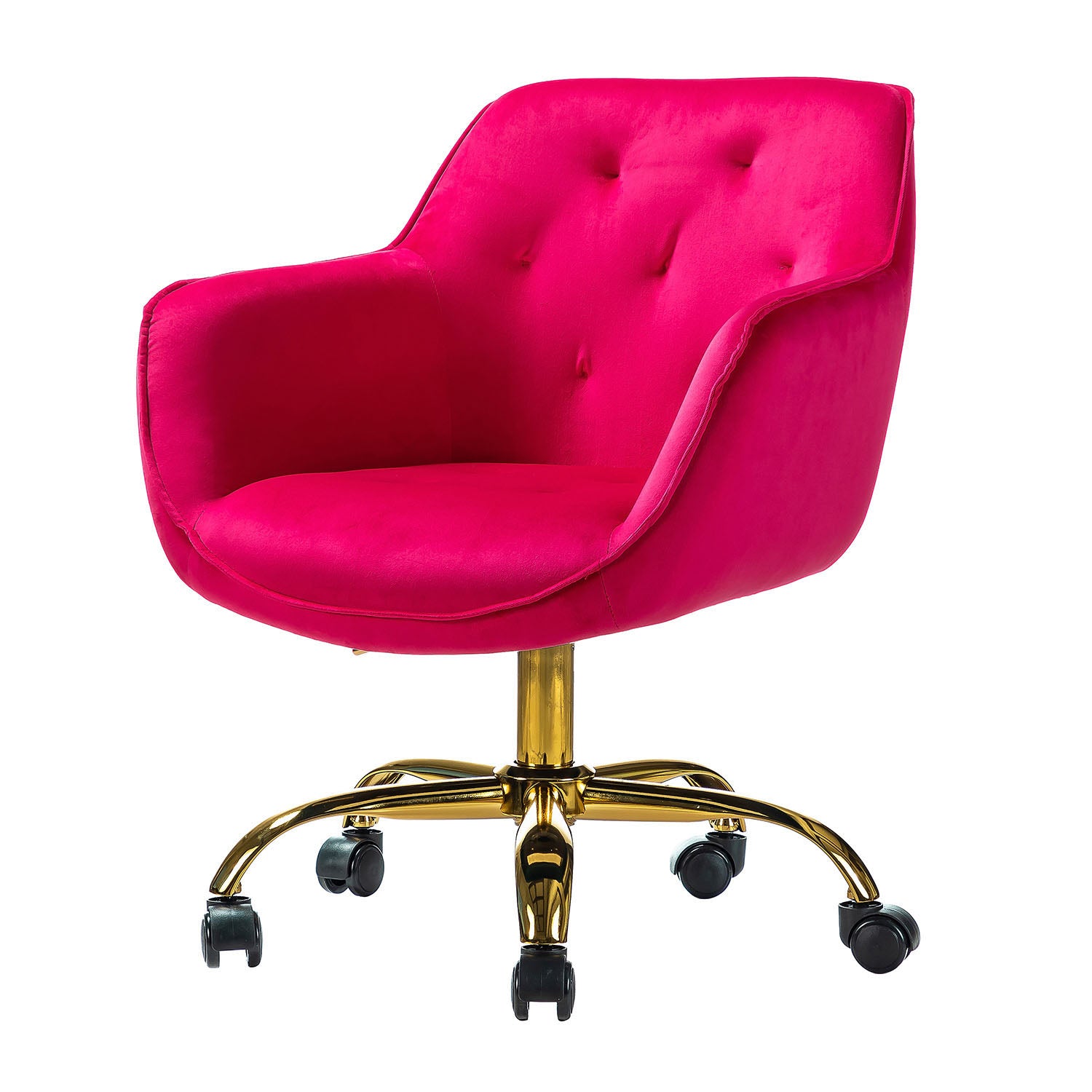 Jovida Velvet Tufted Office Chair