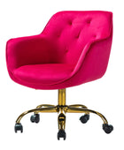 Jovida Velvet Tufted Office Chair