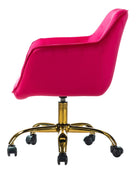 Jovida Velvet Tufted Office Chair