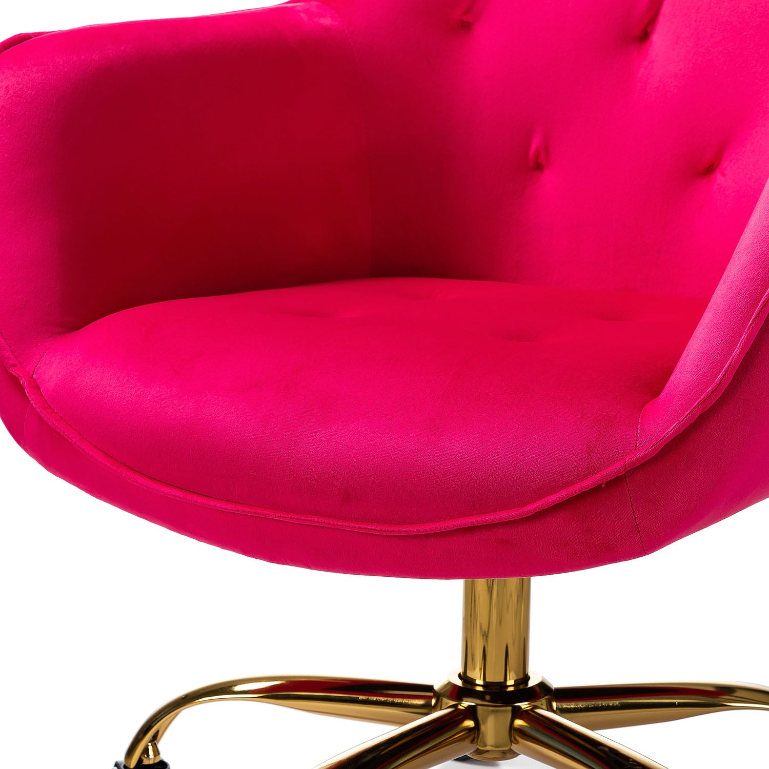 Jovida Velvet Tufted Office Chair