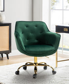 Jovida Velvet Tufted Office Chair