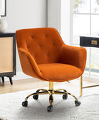 Jovida Velvet Tufted Office Chair