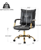 Michele Vegan Leather Task Chair