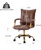 Michele Vegan Leather Task Chair