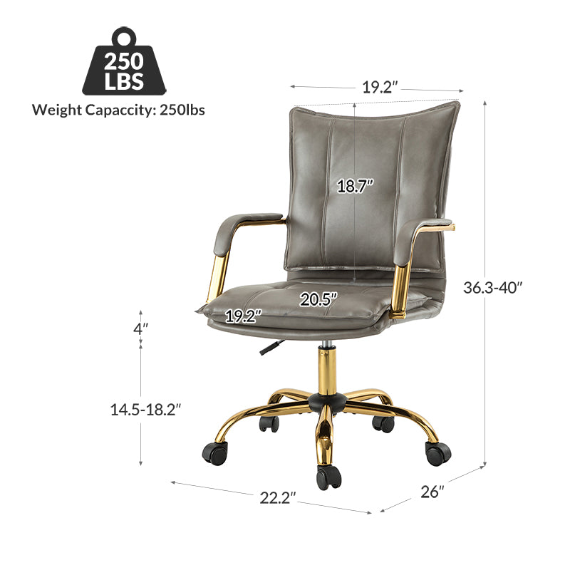 Michele Vegan Leather Task Chair