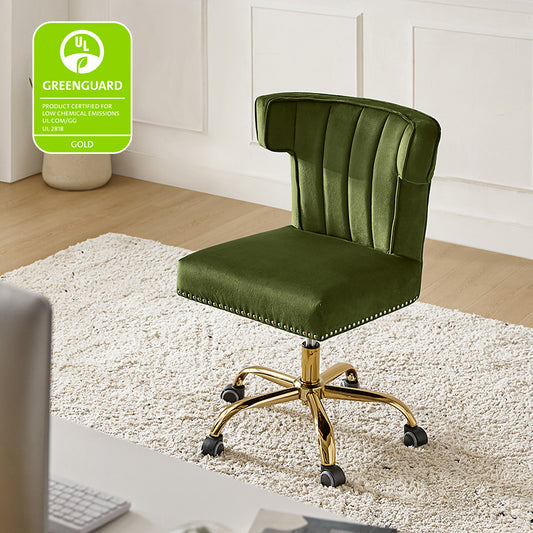 Nadine Velvet Office Chair