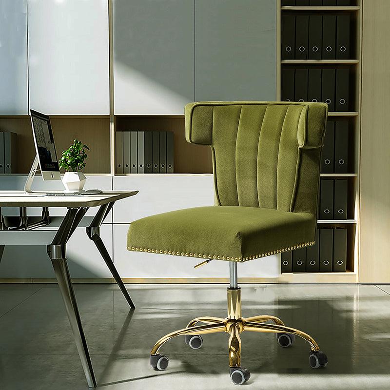 Nadine Velvet Office Chair - Hulala Home