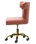 Nadine Velvet Office Chair - Hulala Home