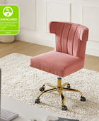 Nadine Velvet Office Chair