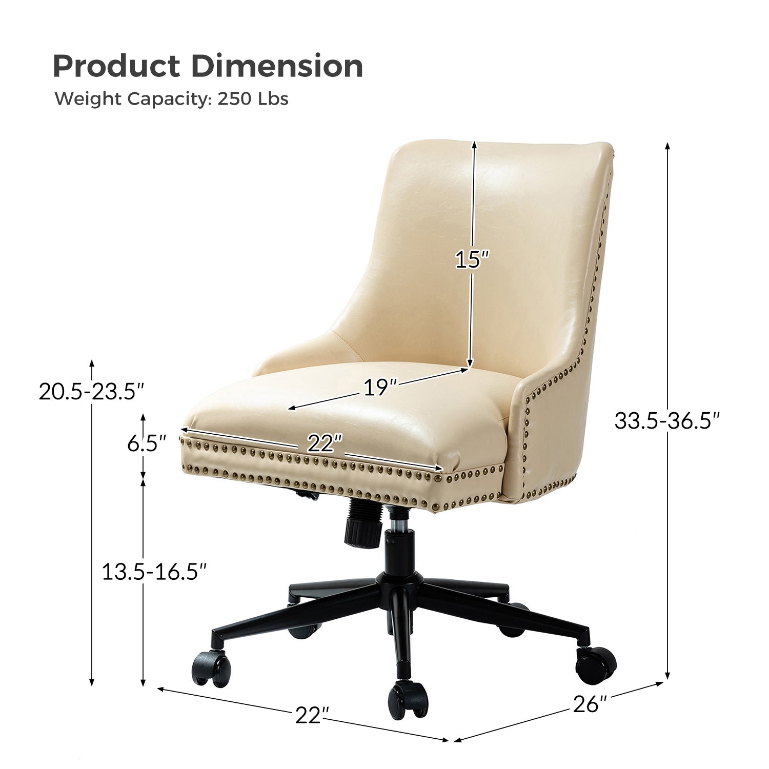 Juniper Vegan Leather Office Chair