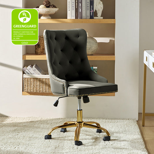 Adega Velvet Adjustable Office Chair
