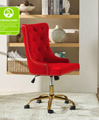 Adega Velvet Adjustable Office Chair