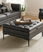 Hartmut Lift Top Shelved Storage Cocktail Ottoman