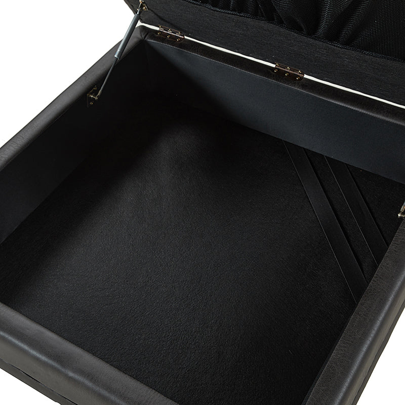 Hartmut Lift Top Shelved Storage Cocktail Ottoman