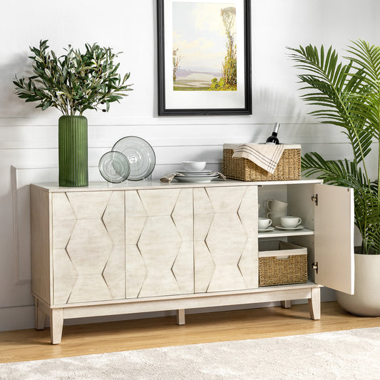Kamu 60" Sideboard : Stylish Shoe Storage Cabinet Entryway Solution