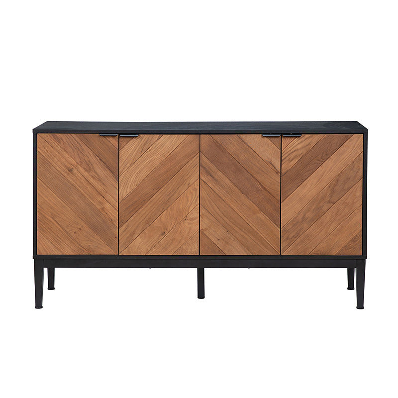 Mila 55" Wide 4 Door Sideboard with Storage