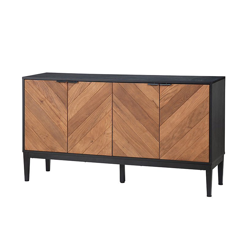 Mila 55" Wide 4 Door Sideboard with Storage