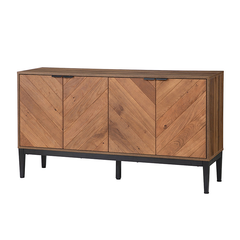 Mila 55" Wide 4 Door Sideboard with Storage