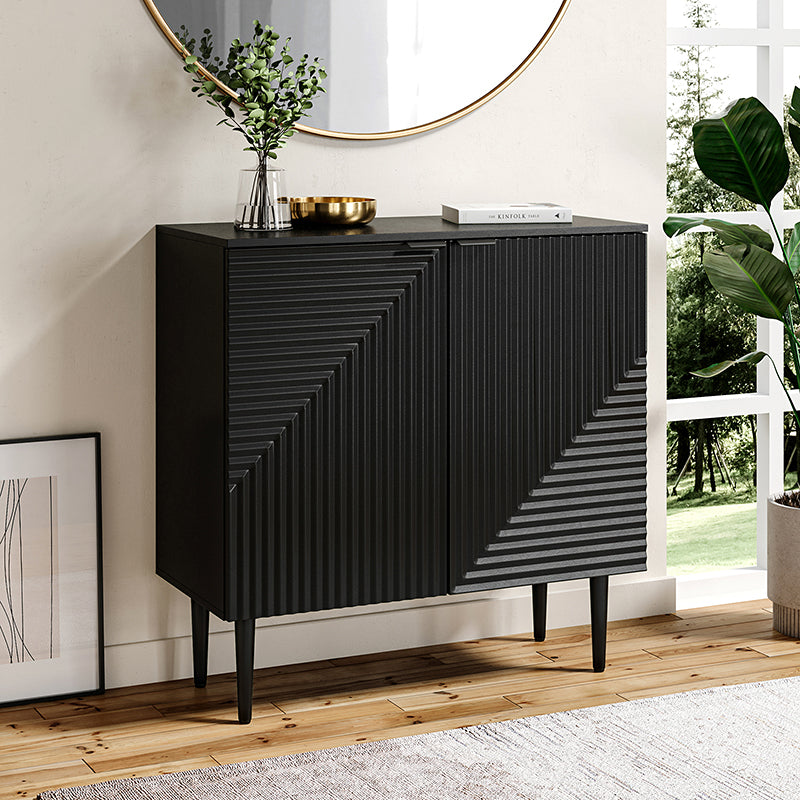 Lasse 35" Tall+2-Door Accent Cabinet