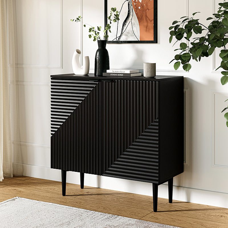 Lasse 35" Tall+2-Door Accent Cabinet