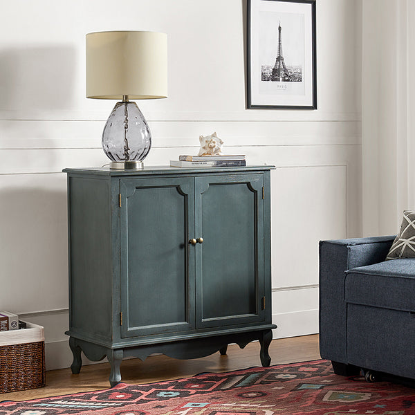 34" Tall -2 Door Accent Entryway Cabinet
