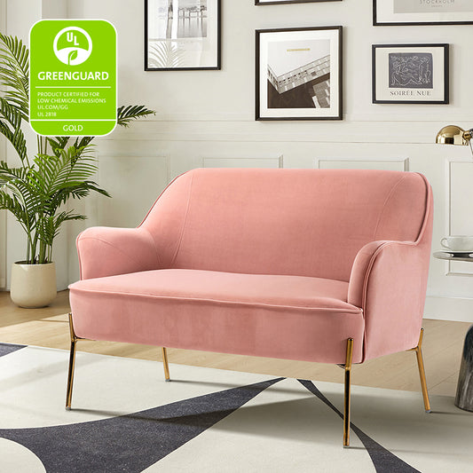 Africa Contemporary Velvet Loveseat
