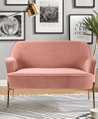 Africa Contemporary Velvet Loveseat