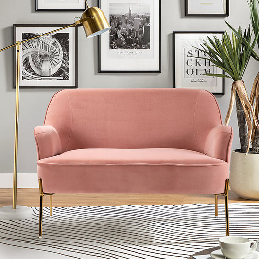 Africa Contemporary Velvet Loveseat