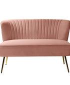 Bariana Velvet Loveseat