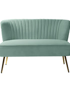 Bariana Velvet Loveseat