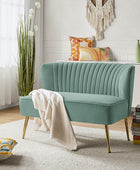 Bariana Velvet Loveseat