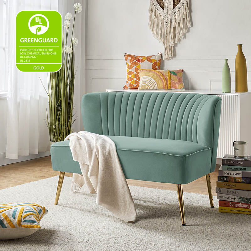 Bariana Velvet Loveseat