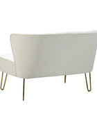 Ainhoa Velvet Loveseat with Hairpin Legs