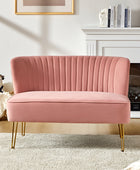 Ainhoa Velvet Loveseat with Hairpin Legs