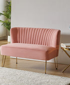 Ainhoa Velvet Loveseat with Hairpin Legs