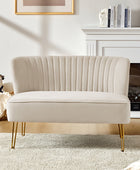 Ainhoa Velvet Loveseat with Hairpin Legs