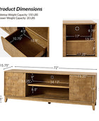 Kelly Clarkson 3D Geometric TV Stand for 78 Inch TVs